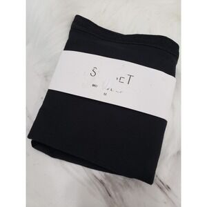 Subset Knickey Organic Cotton Mid-Rise Brief Black Panties Medium SUB-W-MRB-CB-M